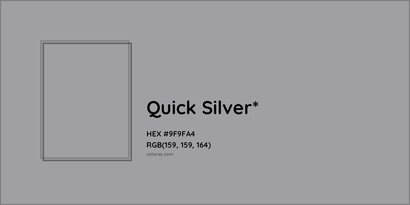 HEX #9F9FA4 Color Name, Color Code, Palettes, Similar Paints, Images