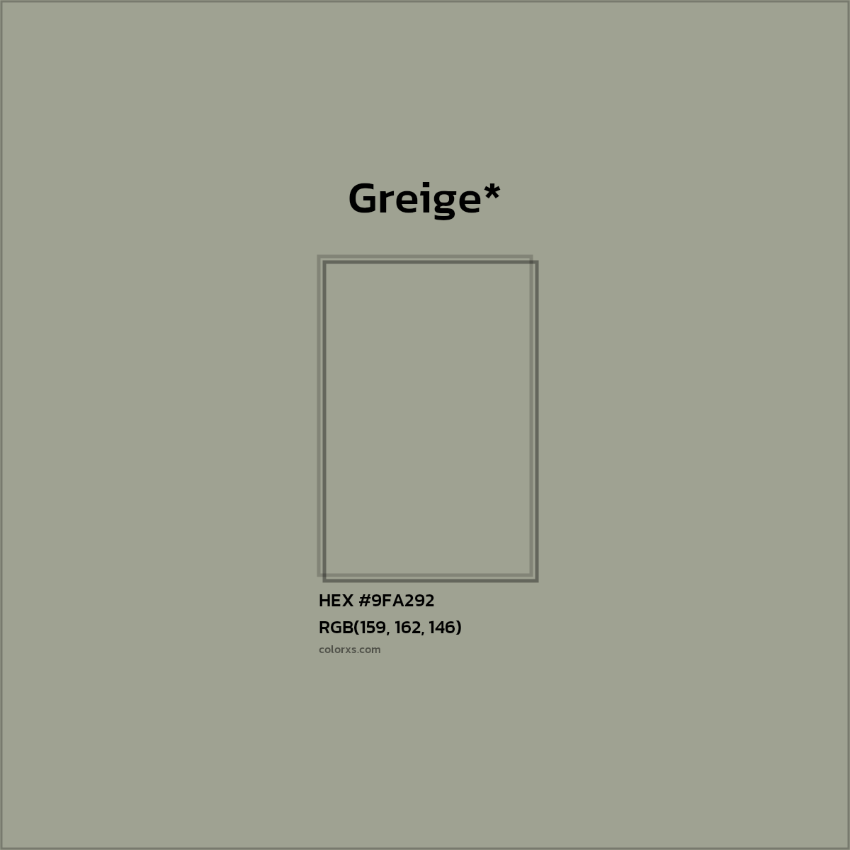 HEX #9FA292 Color Name, Color Code, Palettes, Similar Paints, Images