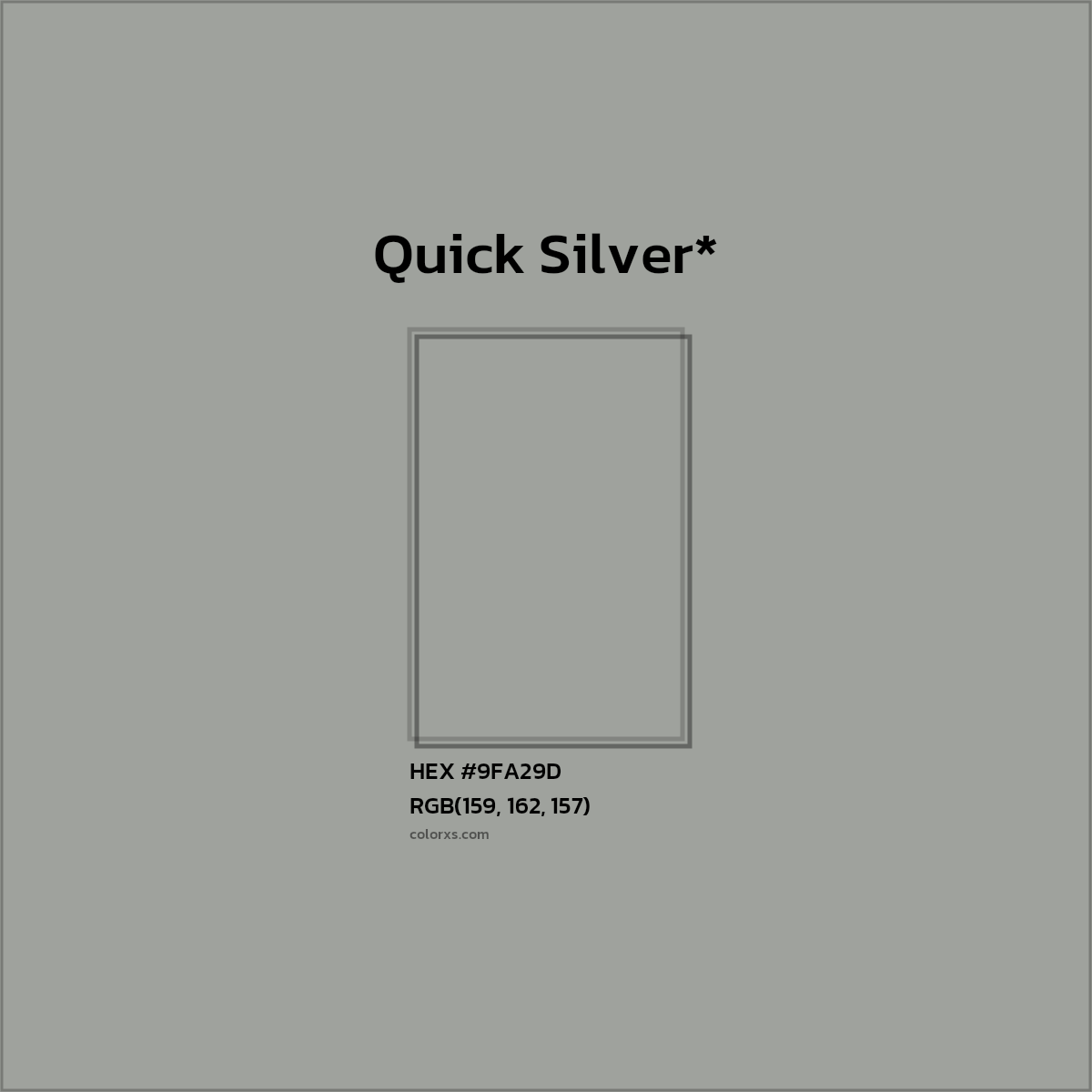 HEX #9FA29D Color Name, Color Code, Palettes, Similar Paints, Images