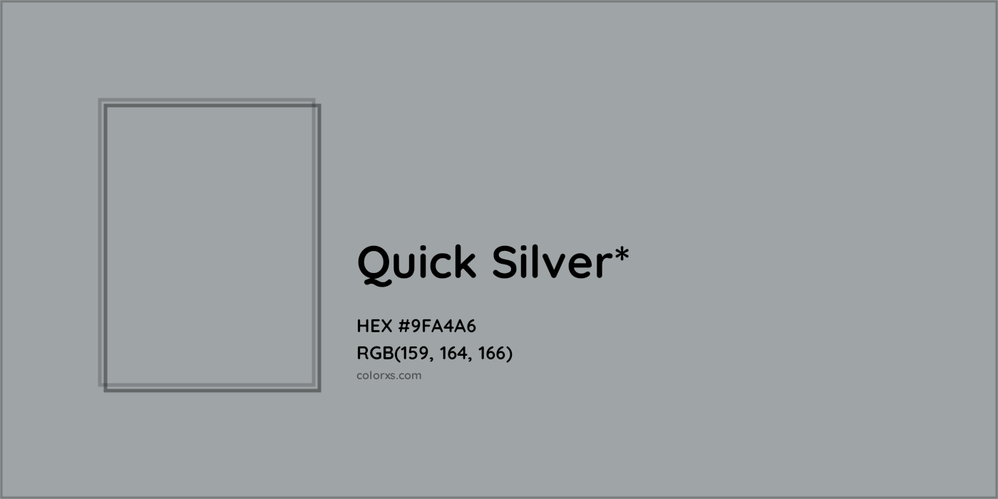 HEX #9FA4A6 Color Name, Color Code, Palettes, Similar Paints, Images