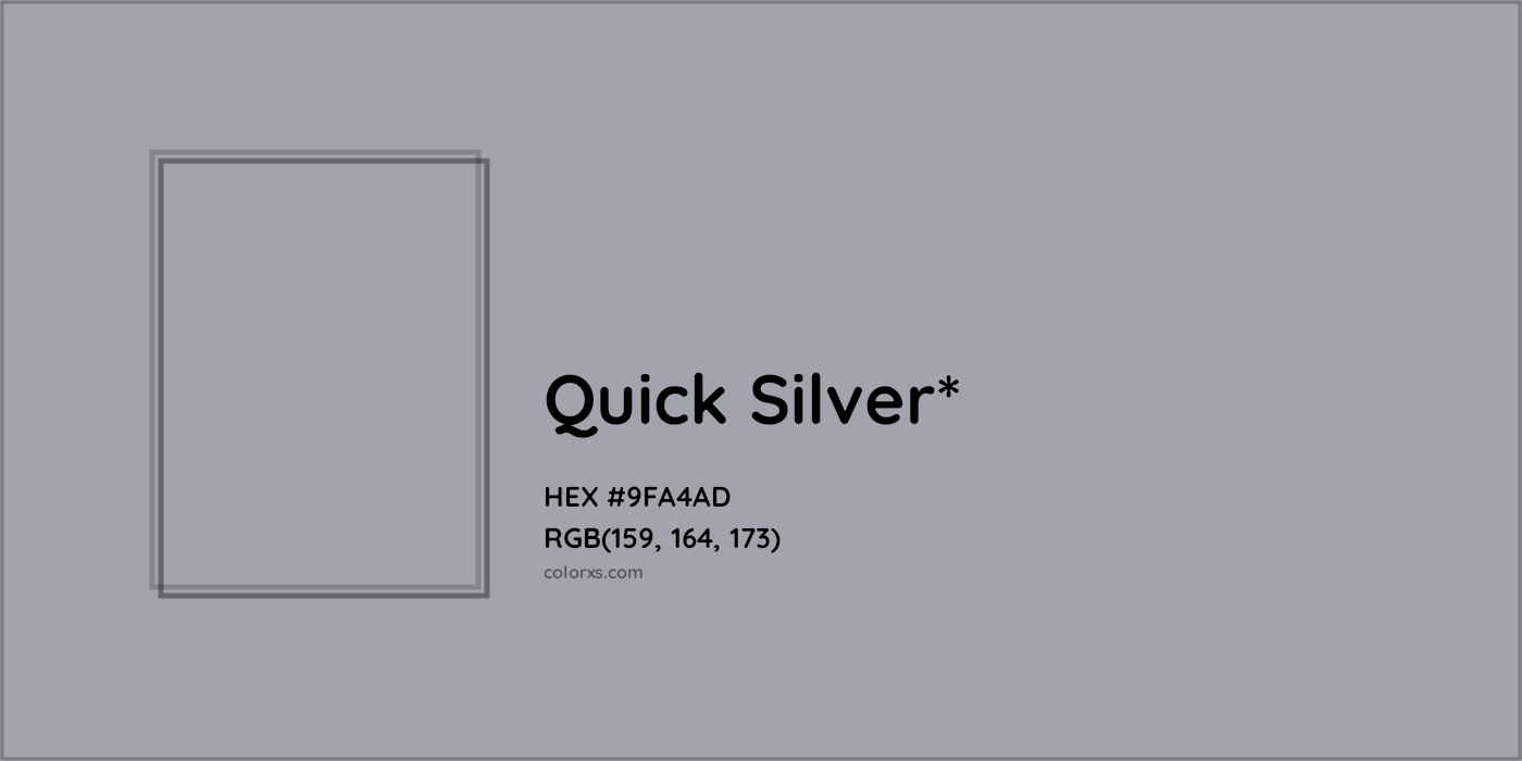 HEX #9FA4AD Color Name, Color Code, Palettes, Similar Paints, Images