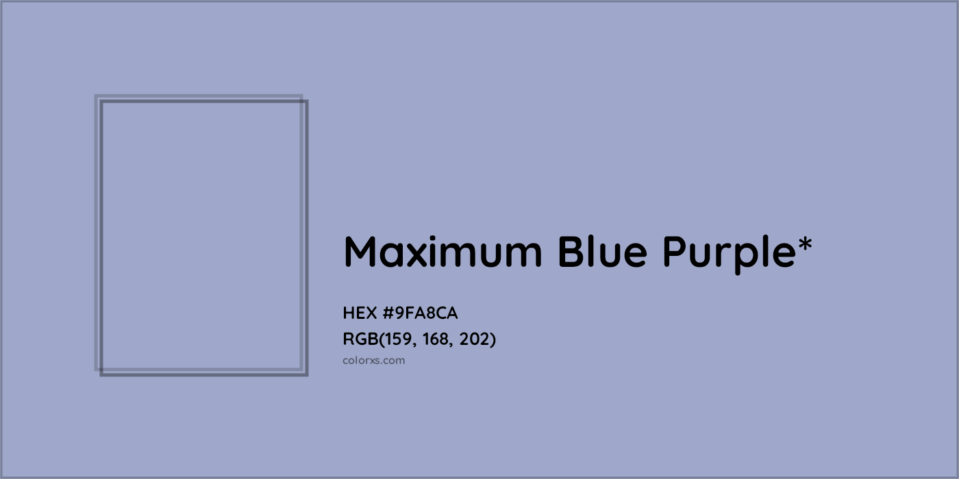 HEX #9FA8CA Color Name, Color Code, Palettes, Similar Paints, Images