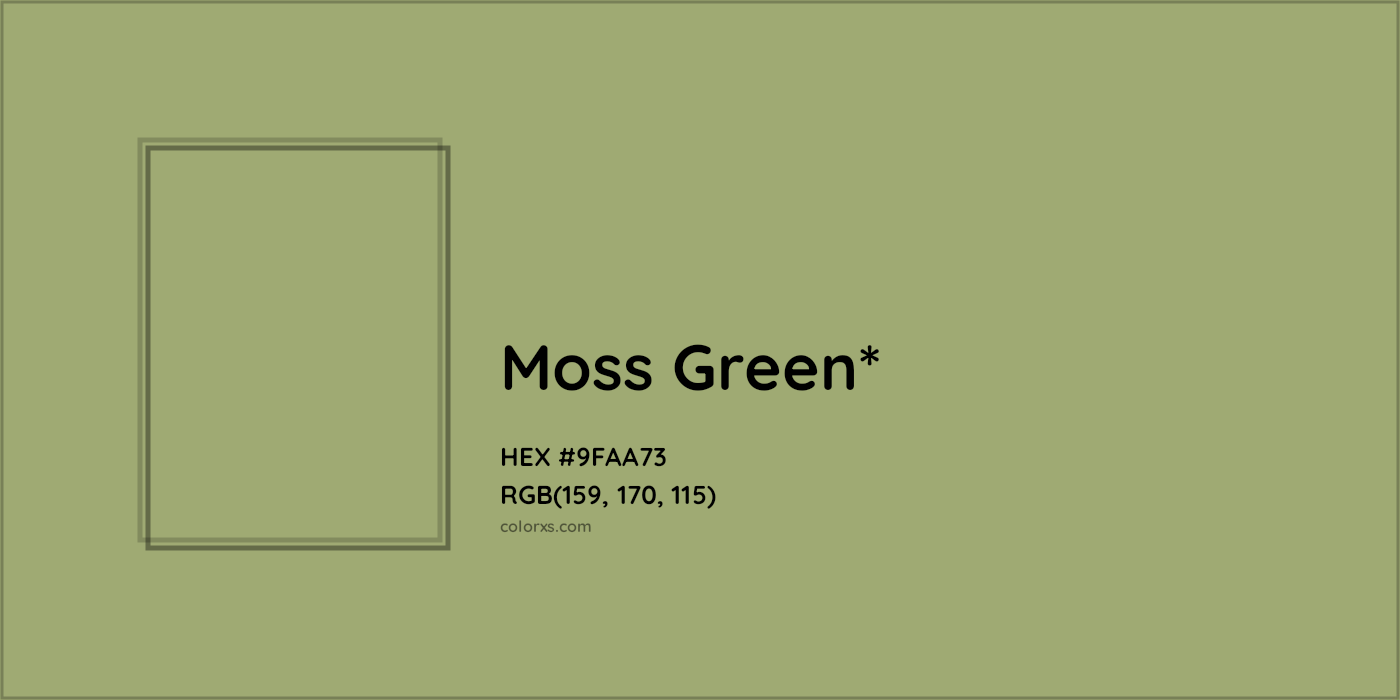 HEX #9FAA73 Color Name, Color Code, Palettes, Similar Paints, Images