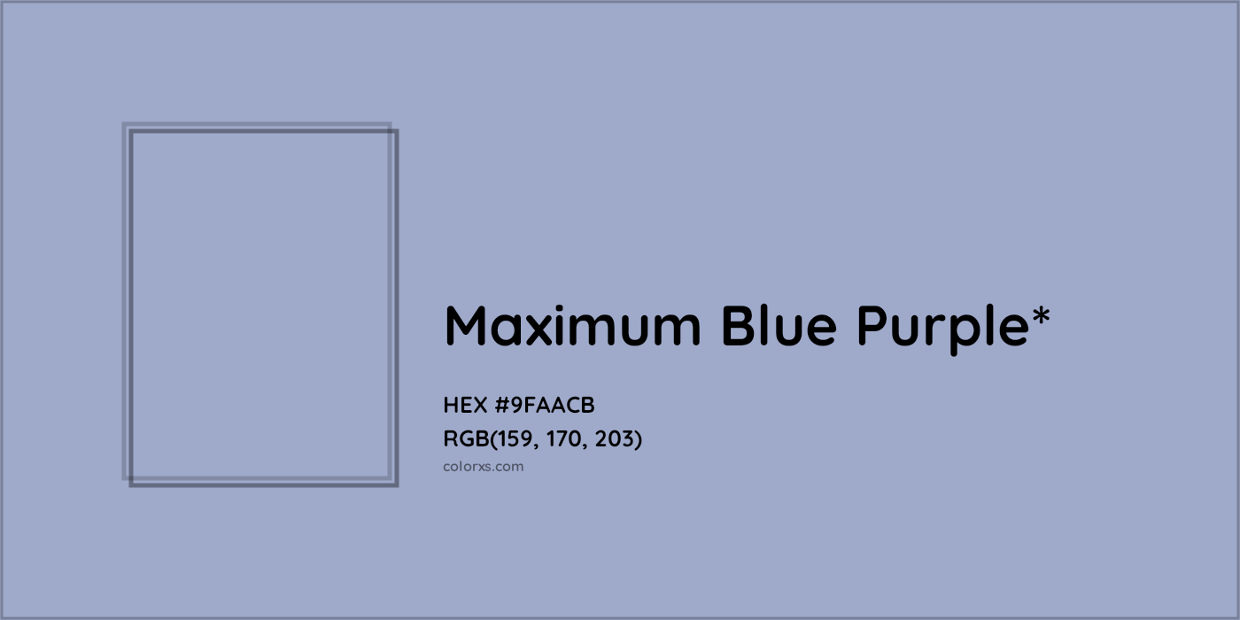 HEX #9FAACB Color Name, Color Code, Palettes, Similar Paints, Images