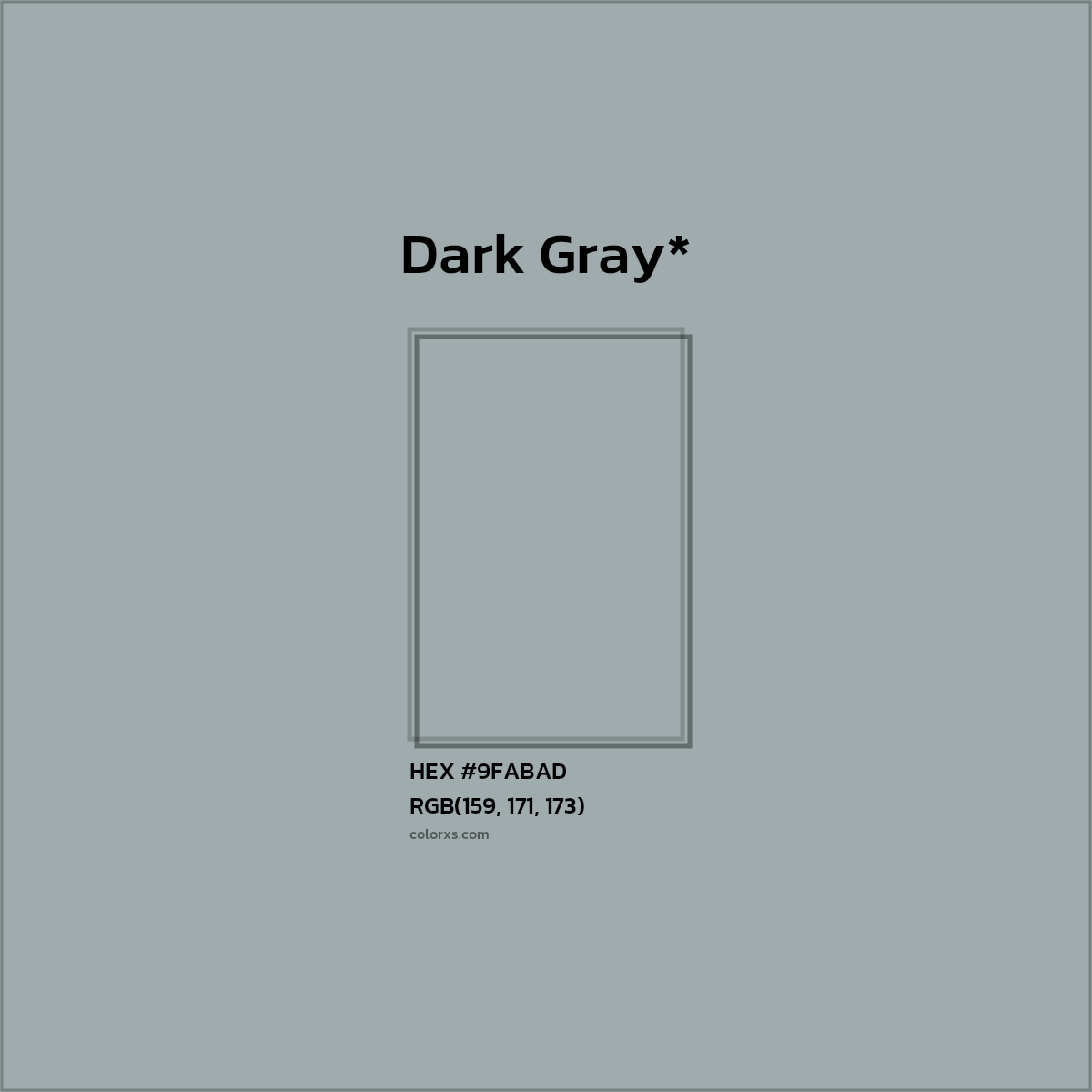 HEX #9FABAD Color Name, Color Code, Palettes, Similar Paints, Images