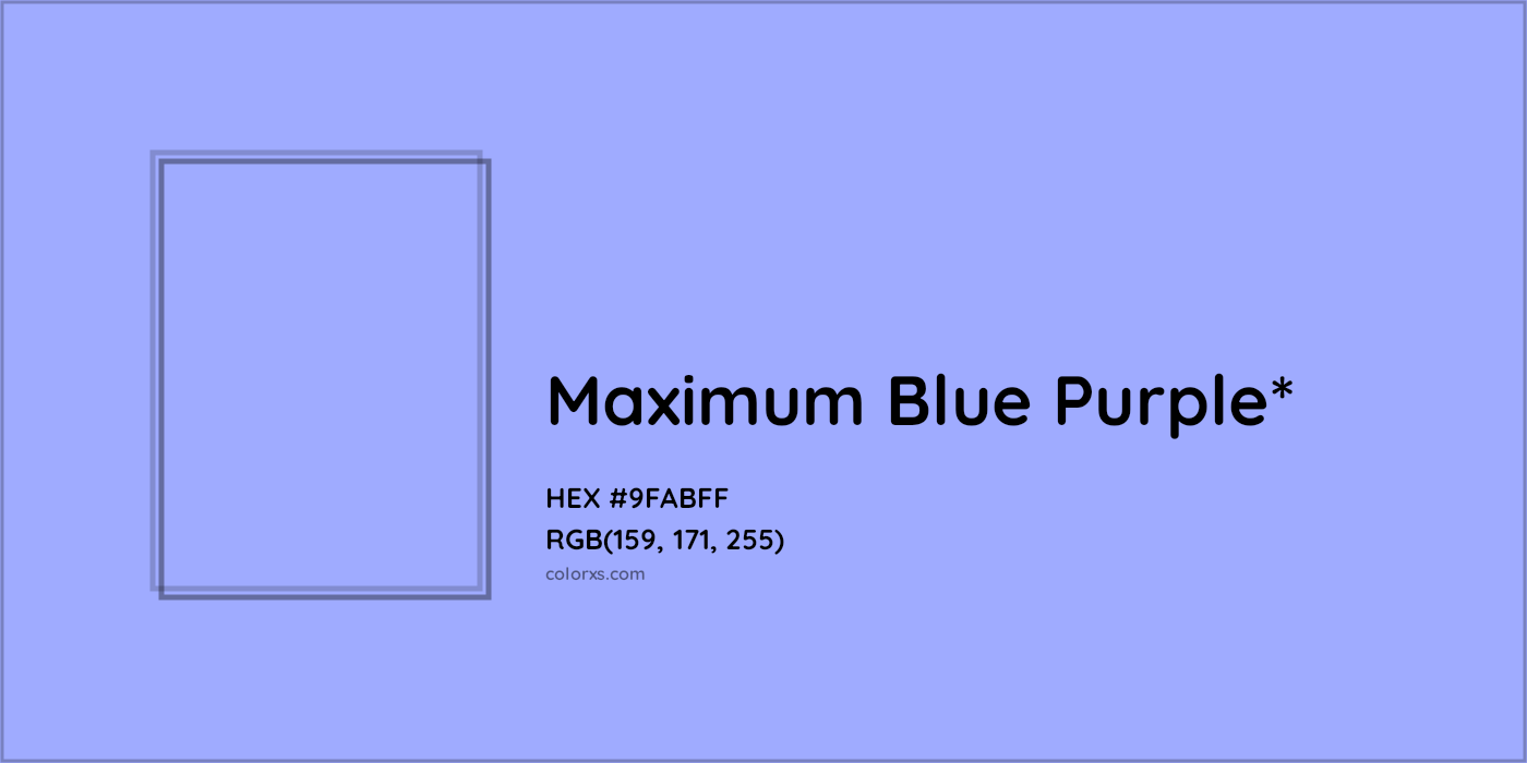 HEX #9FABFF Color Name, Color Code, Palettes, Similar Paints, Images
