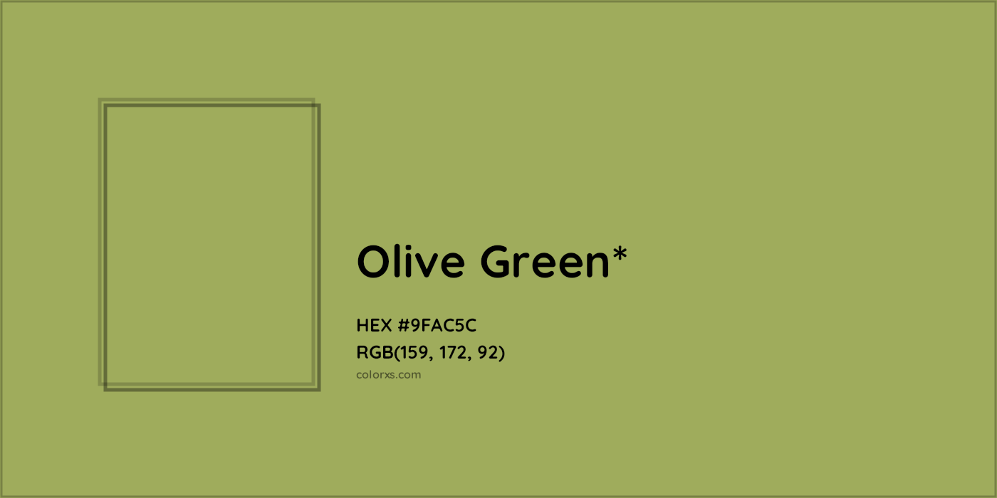 HEX #9FAC5C Color Name, Color Code, Palettes, Similar Paints, Images