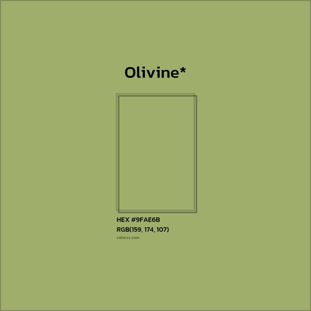HEX #9FAE6B Color Name, Color Code, Palettes, Similar Paints, Images