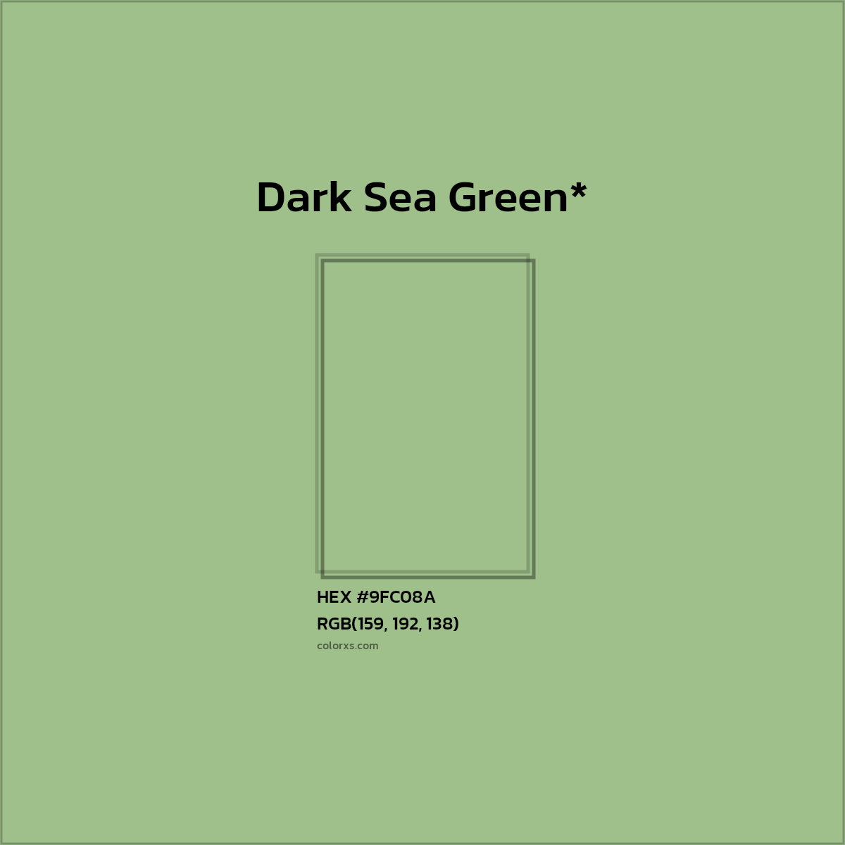 HEX #9FC08A Color Name, Color Code, Palettes, Similar Paints, Images