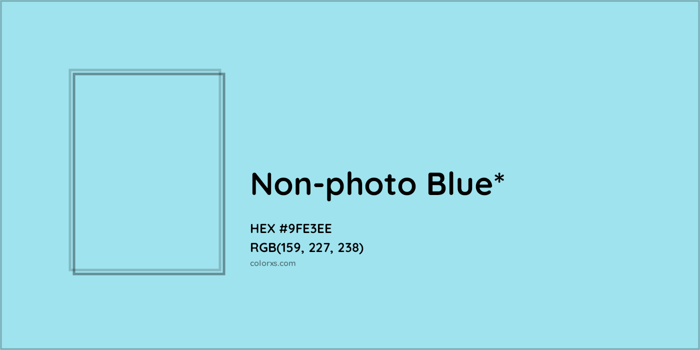 HEX #9FE3EE Color Name, Color Code, Palettes, Similar Paints, Images