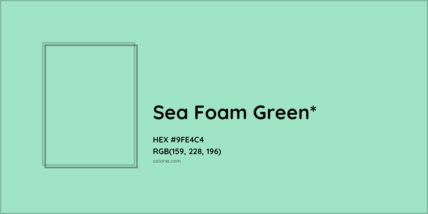 HEX #9FE4C4 Color Name, Color Code, Palettes, Similar Paints, Images