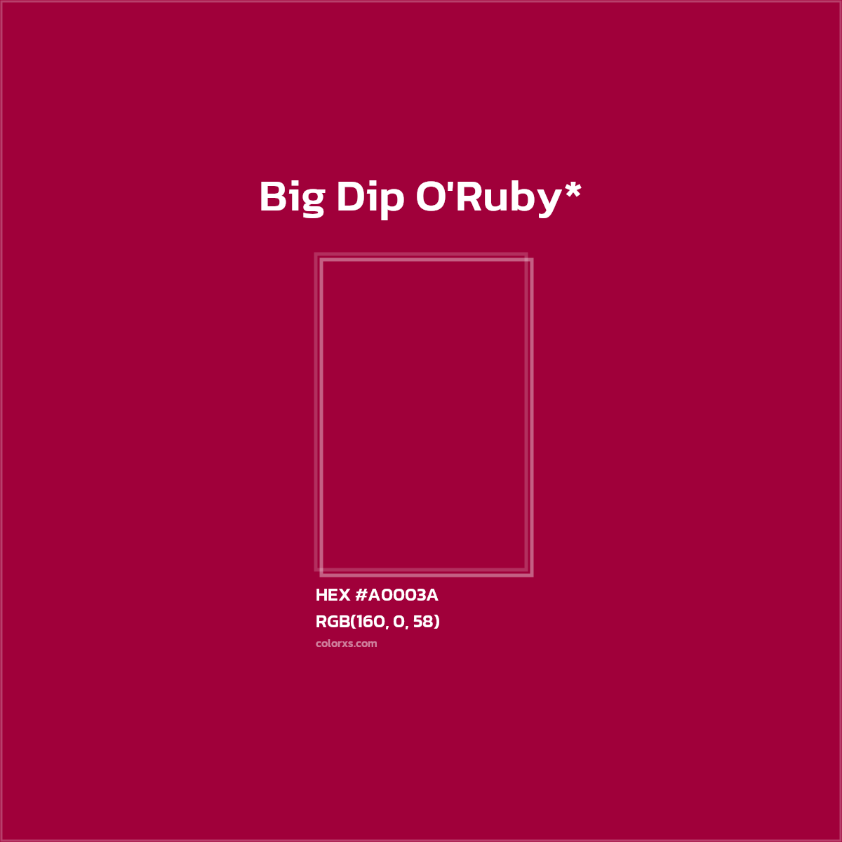 HEX #A0003A Color Name, Color Code, Palettes, Similar Paints, Images