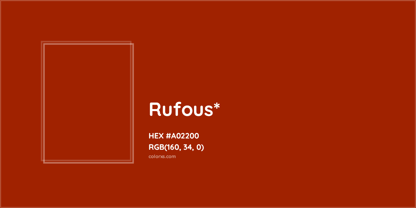 HEX #A02200 Color Name, Color Code, Palettes, Similar Paints, Images