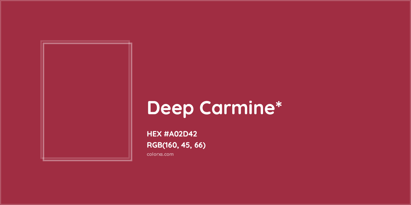 HEX #A02D42 Color Name, Color Code, Palettes, Similar Paints, Images