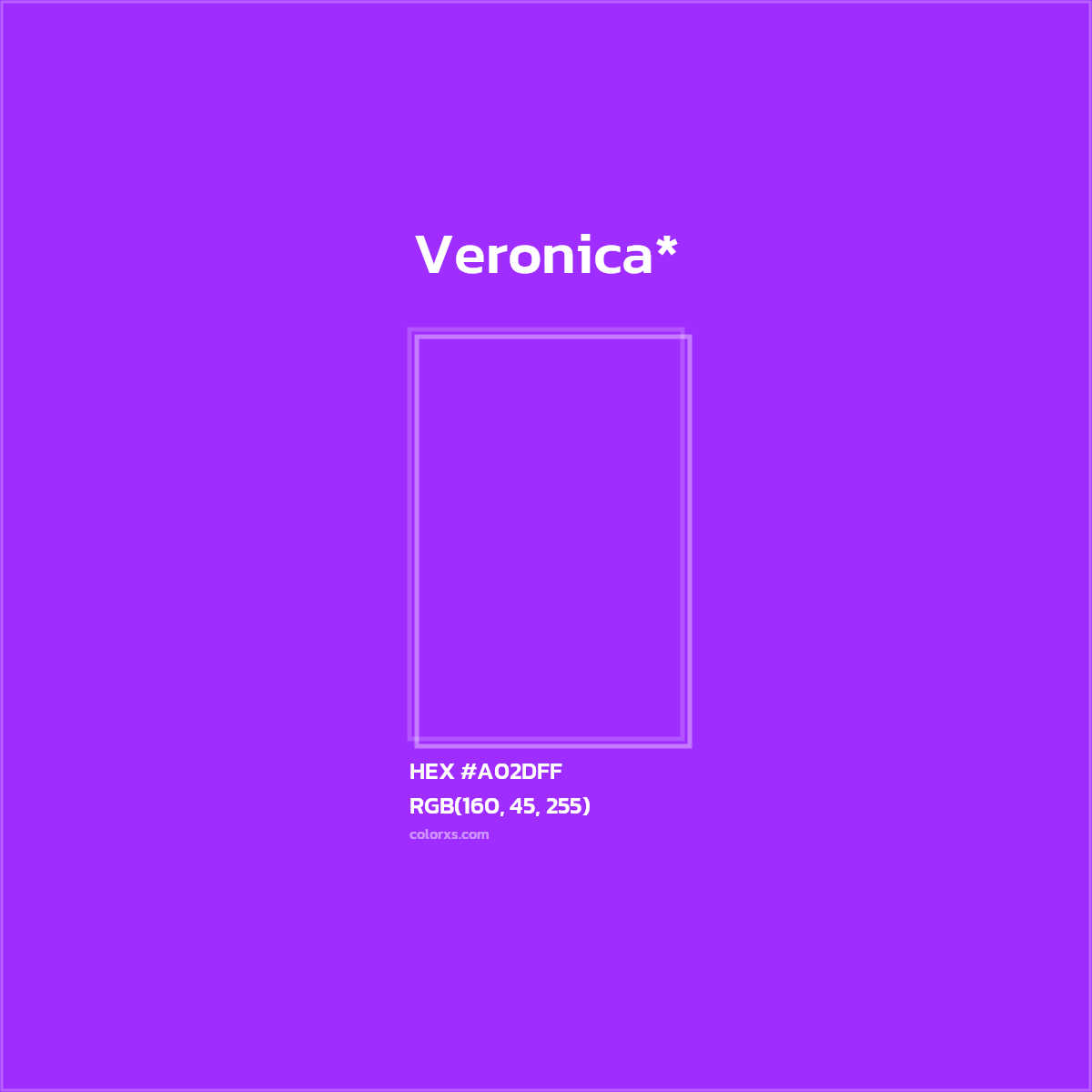 HEX #A02DFF Color Name, Color Code, Palettes, Similar Paints, Images