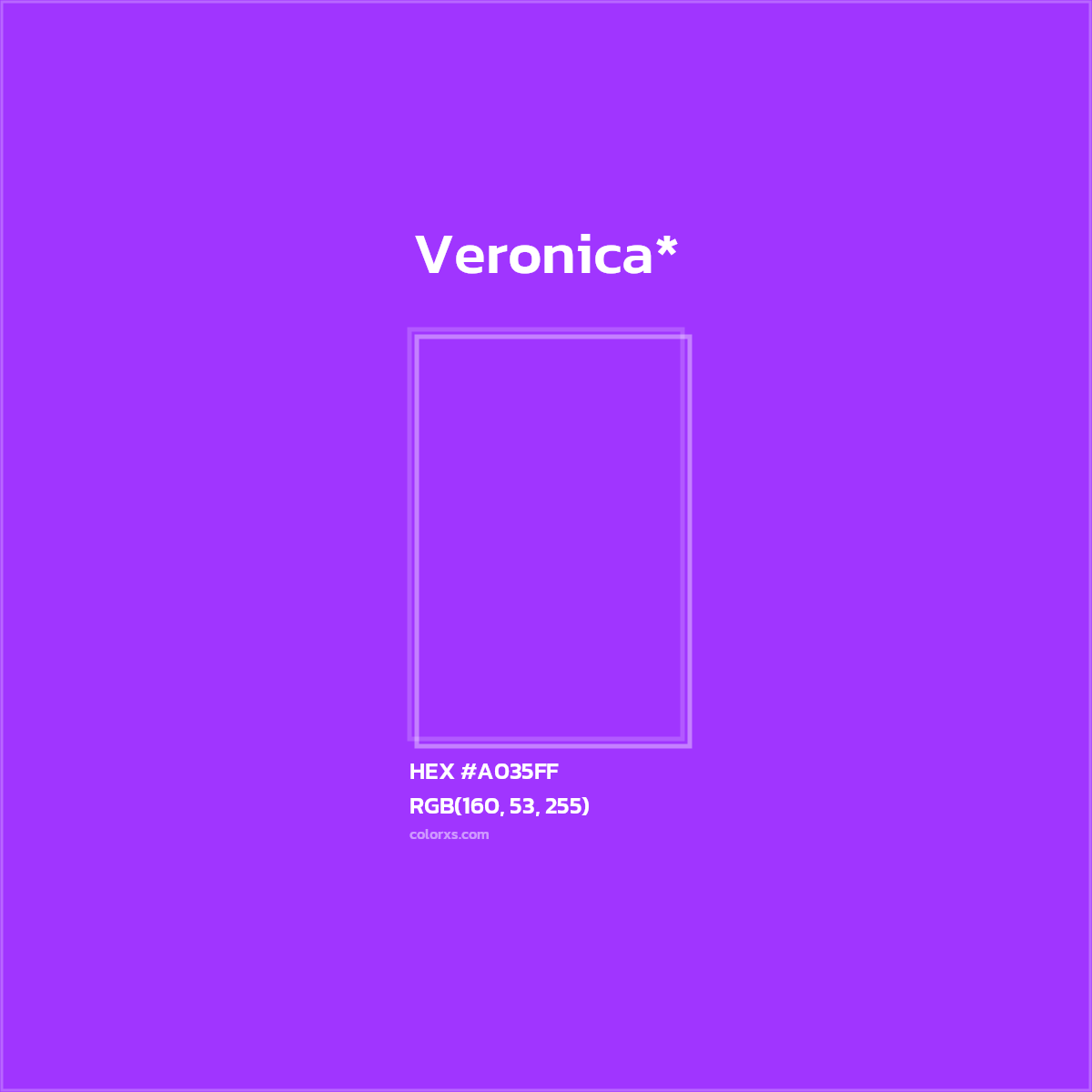 HEX #A035FF Color Name, Color Code, Palettes, Similar Paints, Images