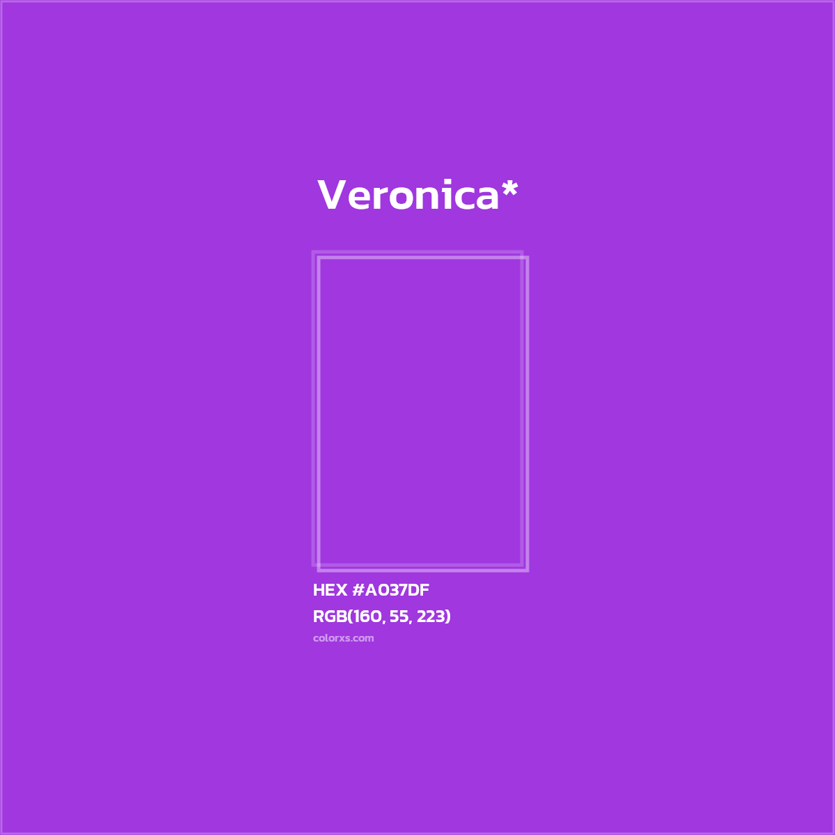 HEX #A037DF Color Name, Color Code, Palettes, Similar Paints, Images