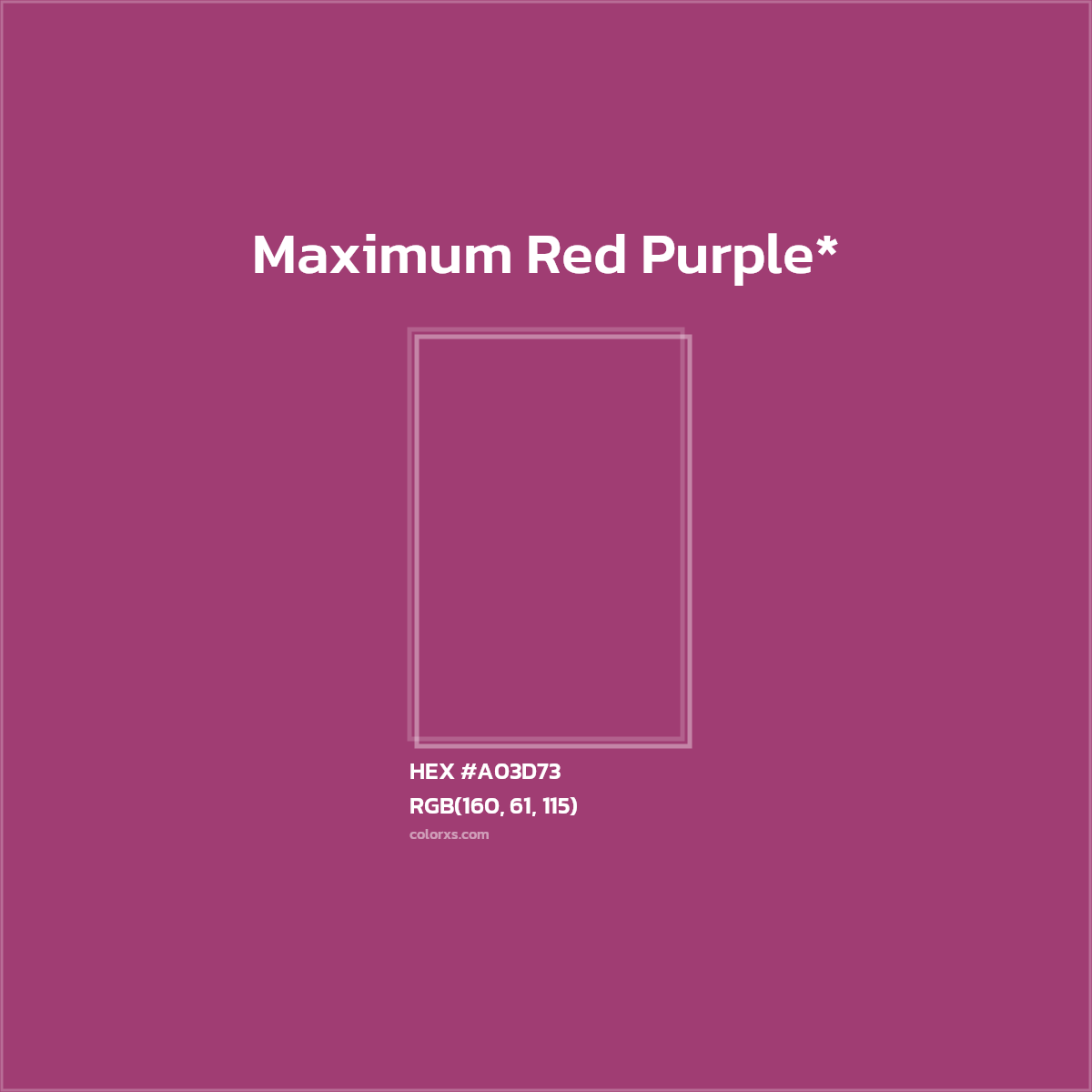 HEX #A03D73 Color Name, Color Code, Palettes, Similar Paints, Images