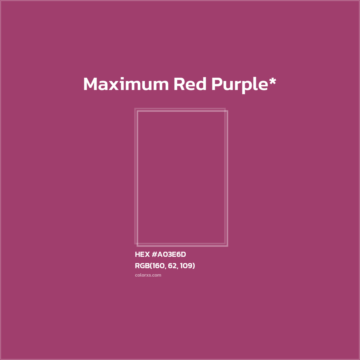 HEX #A03E6D Color Name, Color Code, Palettes, Similar Paints, Images
