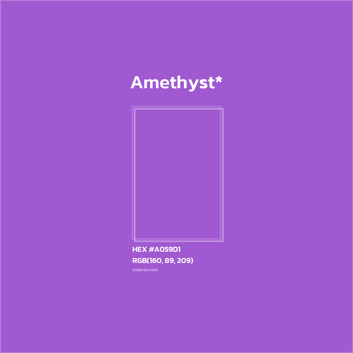 HEX #A059D1 Color Name, Color Code, Palettes, Similar Paints, Images