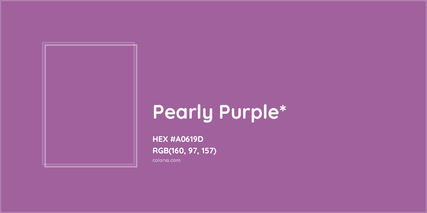 HEX #A0619D Color Name, Color Code, Palettes, Similar Paints, Images