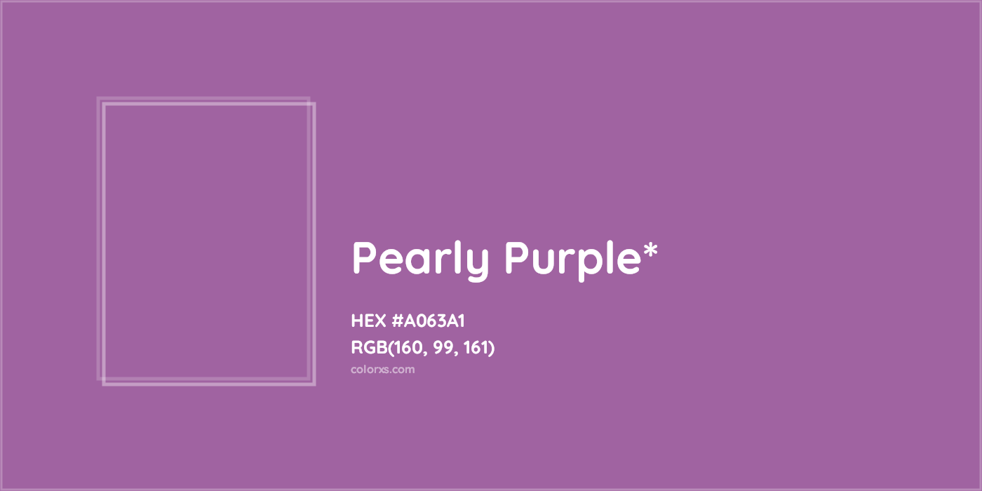 HEX #A063A1 Color Name, Color Code, Palettes, Similar Paints, Images