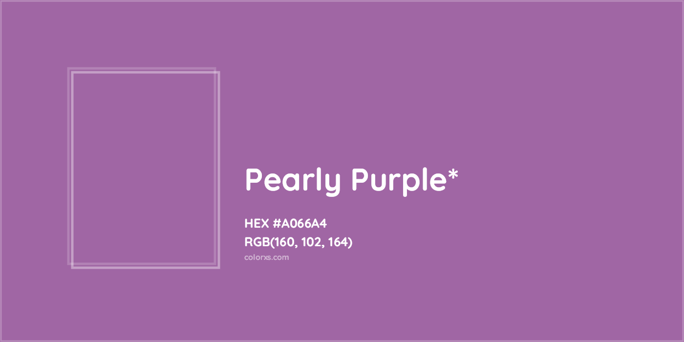 HEX #A066A4 Color Name, Color Code, Palettes, Similar Paints, Images