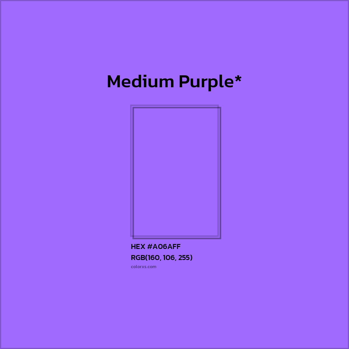 HEX #A06AFF Color Name, Color Code, Palettes, Similar Paints, Images