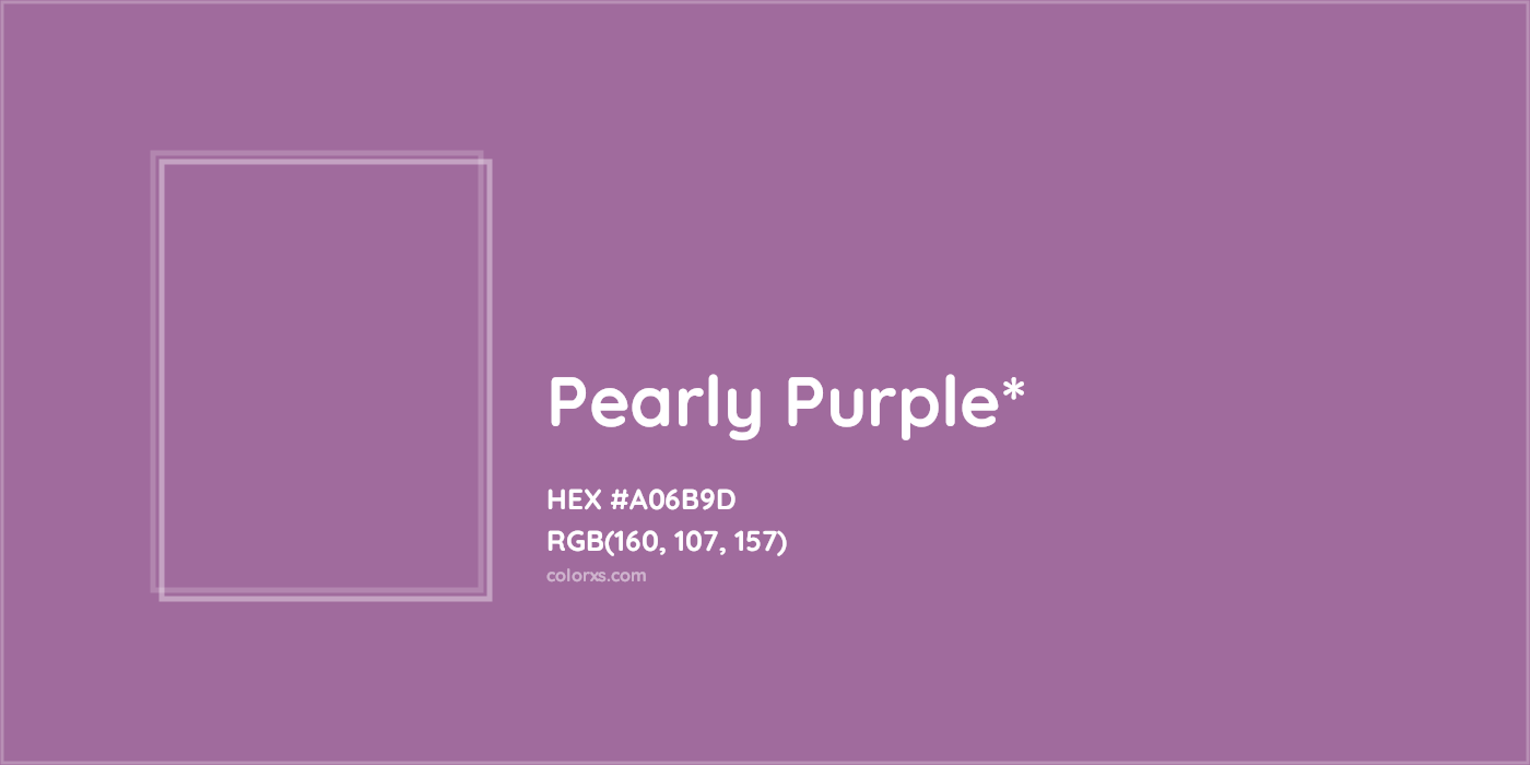 HEX #A06B9D Color Name, Color Code, Palettes, Similar Paints, Images