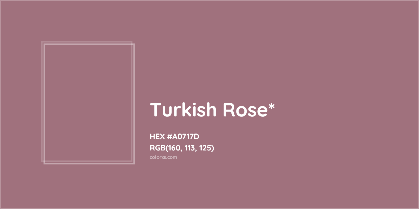 HEX #A0717D Color Name, Color Code, Palettes, Similar Paints, Images