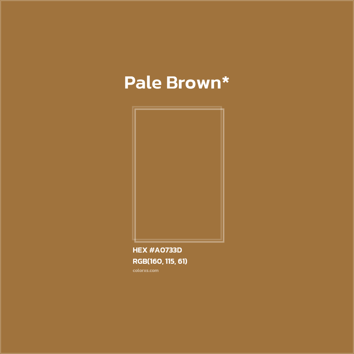 HEX #A0733D Color Name, Color Code, Palettes, Similar Paints, Images