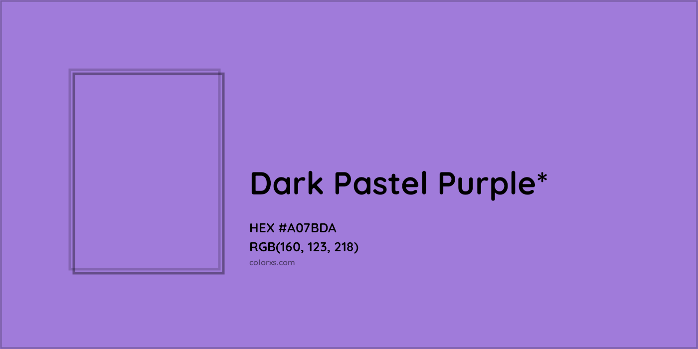 HEX #A07BDA Color Name, Color Code, Palettes, Similar Paints, Images