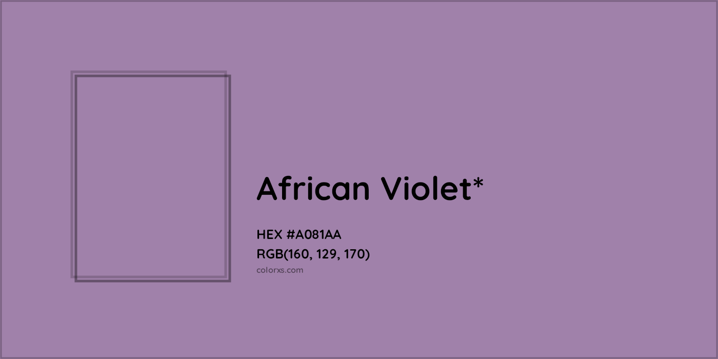 HEX #A081AA Color Name, Color Code, Palettes, Similar Paints, Images