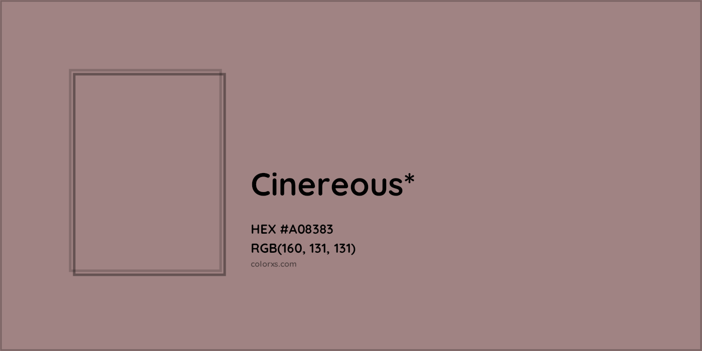 HEX #A08383 Color Name, Color Code, Palettes, Similar Paints, Images