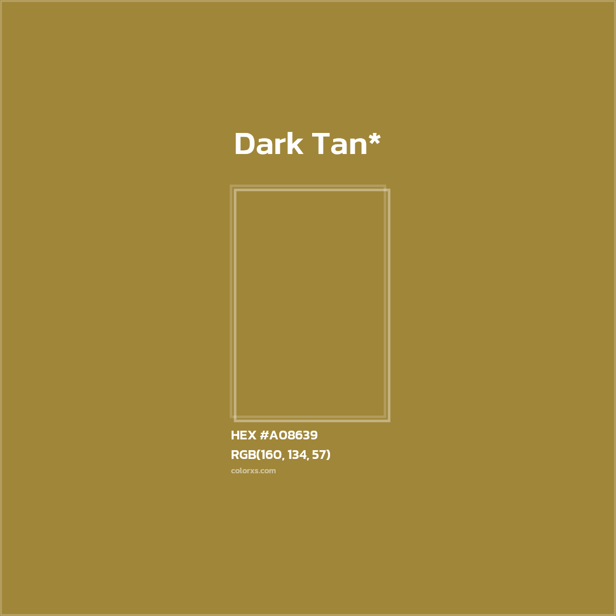 HEX #A08639 Color Name, Color Code, Palettes, Similar Paints, Images