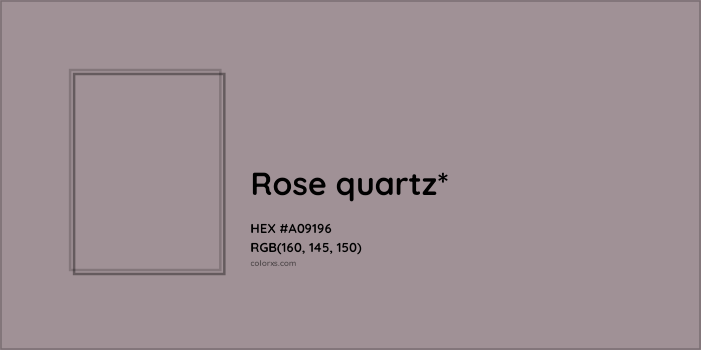 HEX #A09196 Color Name, Color Code, Palettes, Similar Paints, Images