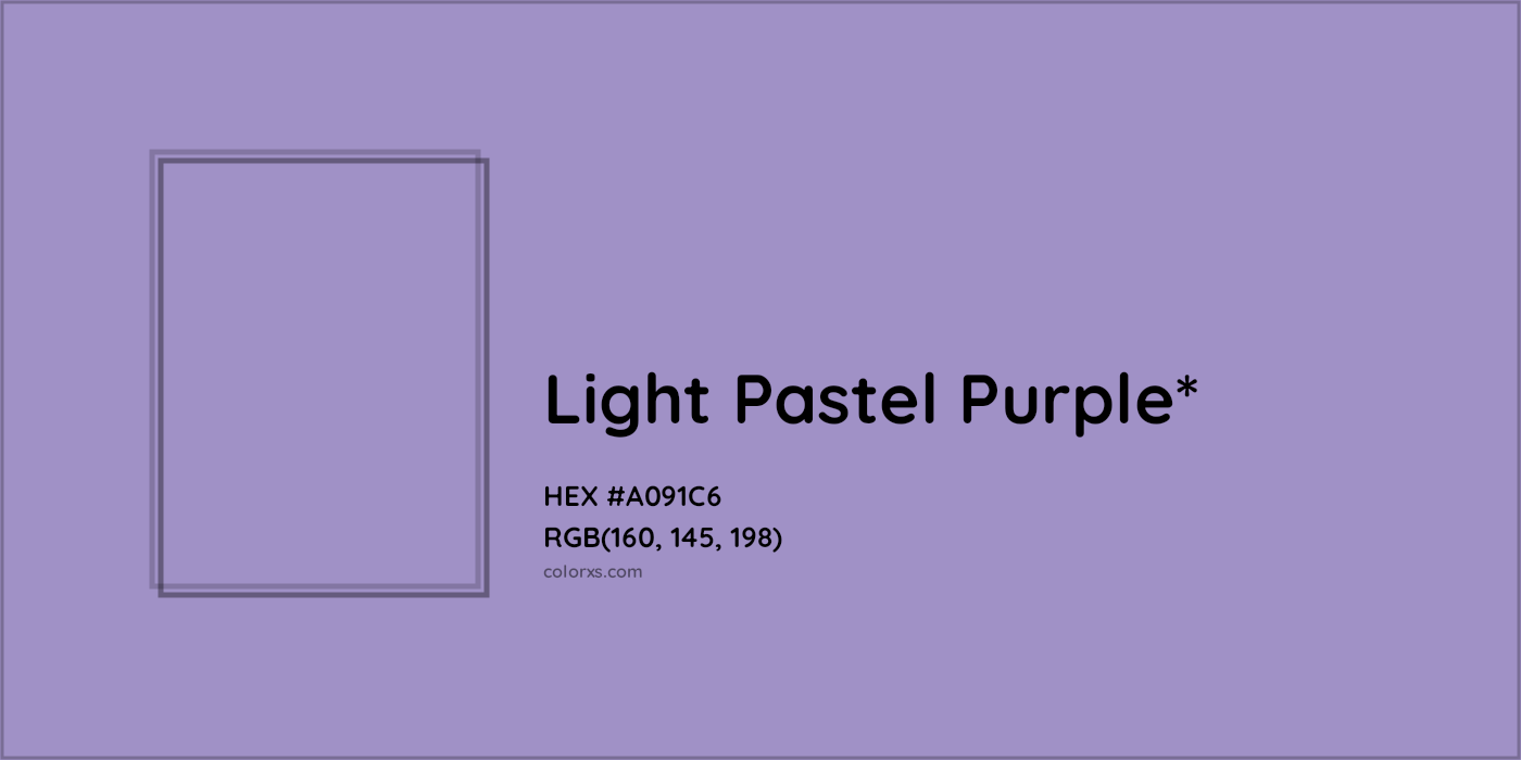 HEX #A091C6 Color Name, Color Code, Palettes, Similar Paints, Images