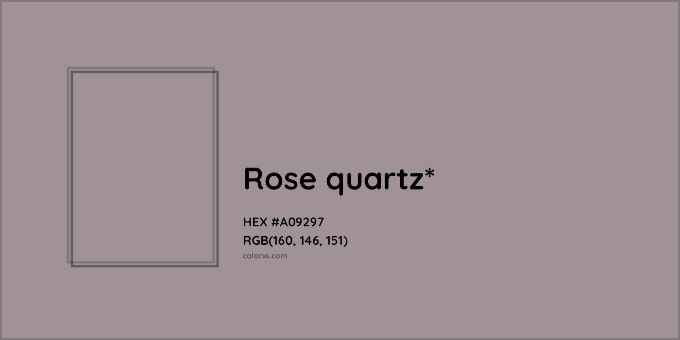 HEX #A09297 Color Name, Color Code, Palettes, Similar Paints, Images