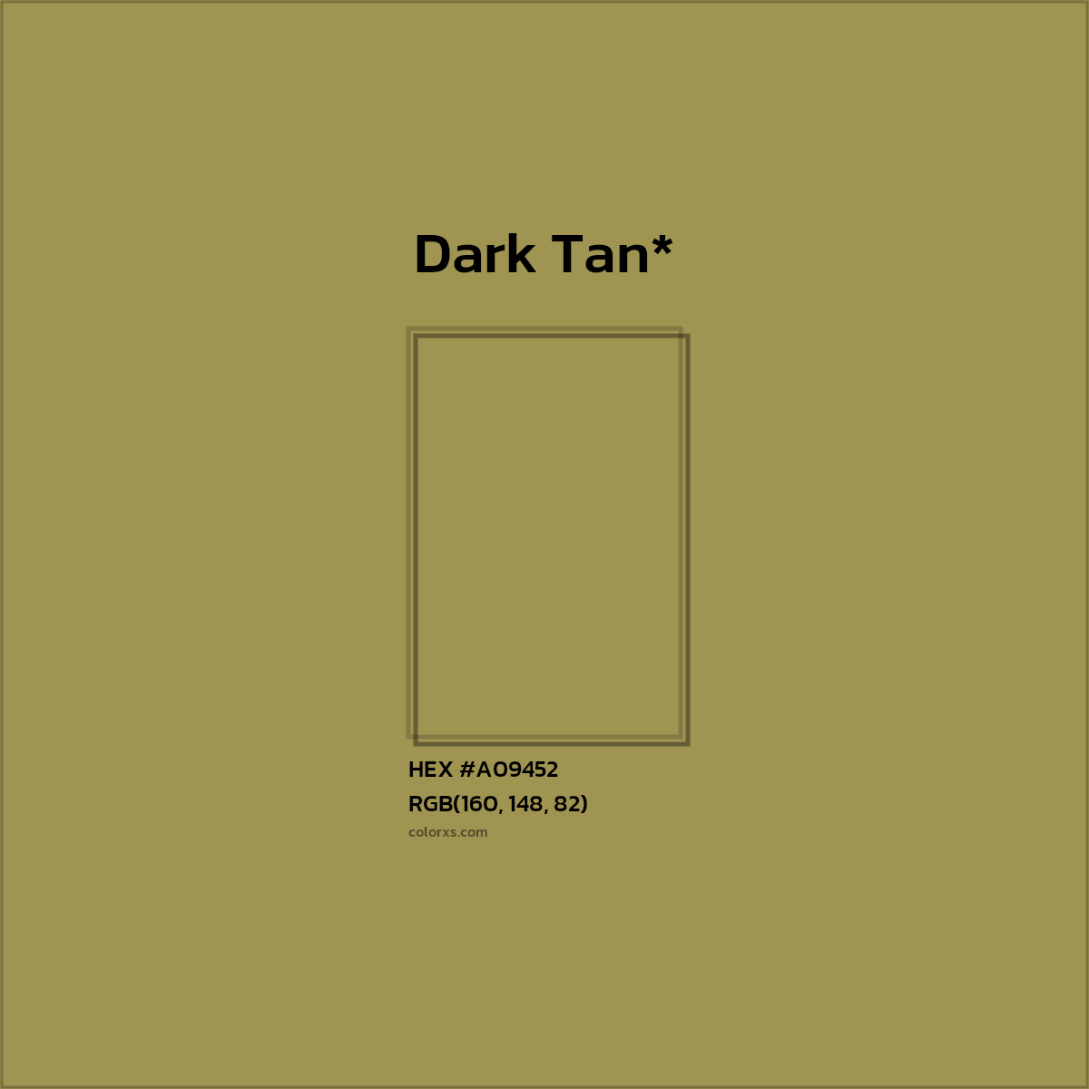 HEX #A09452 Color Name, Color Code, Palettes, Similar Paints, Images