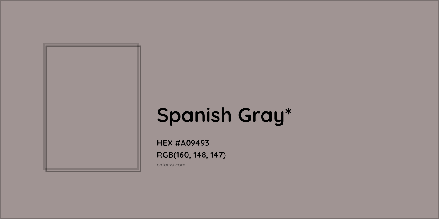 HEX #A09493 Color Name, Color Code, Palettes, Similar Paints, Images
