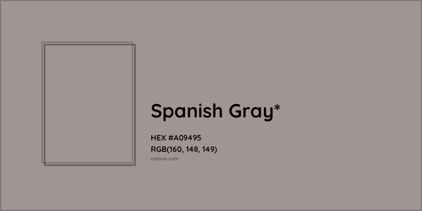 HEX #A09495 Color Name, Color Code, Palettes, Similar Paints, Images