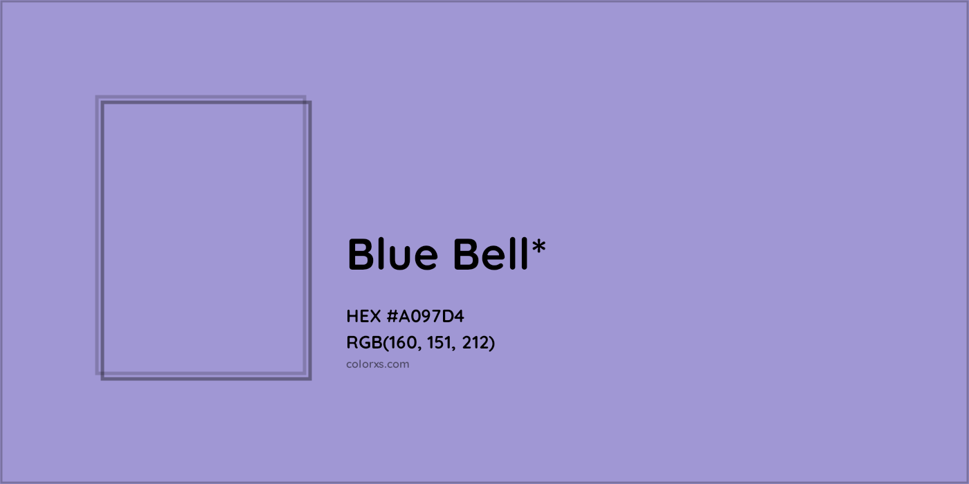HEX #A097D4 Color Name, Color Code, Palettes, Similar Paints, Images