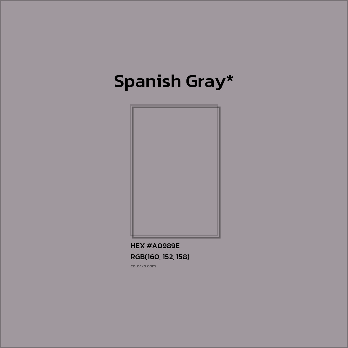 HEX #A0989E Color Name, Color Code, Palettes, Similar Paints, Images
