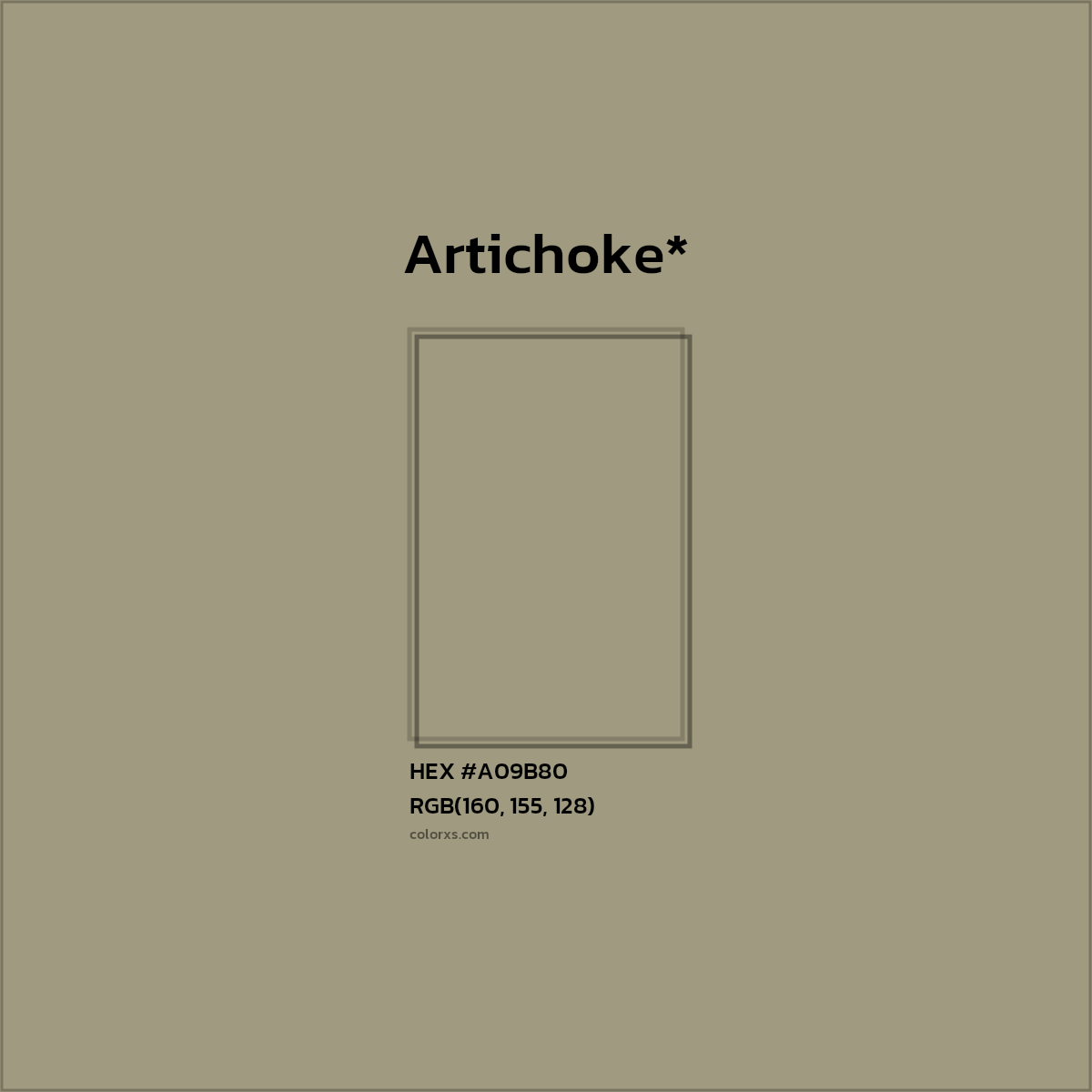 HEX #A09B80 Color Name, Color Code, Palettes, Similar Paints, Images