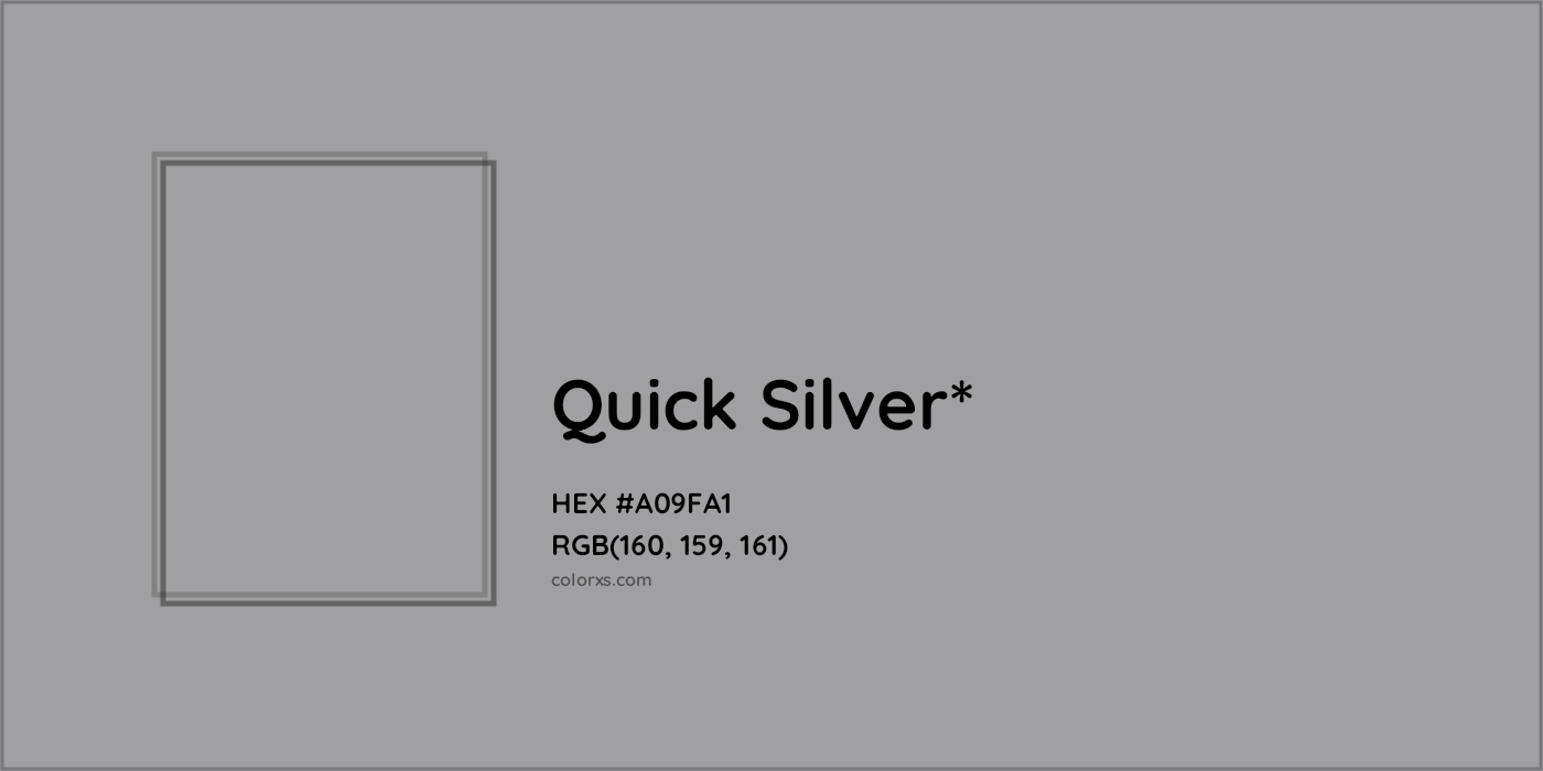 HEX #A09FA1 Color Name, Color Code, Palettes, Similar Paints, Images