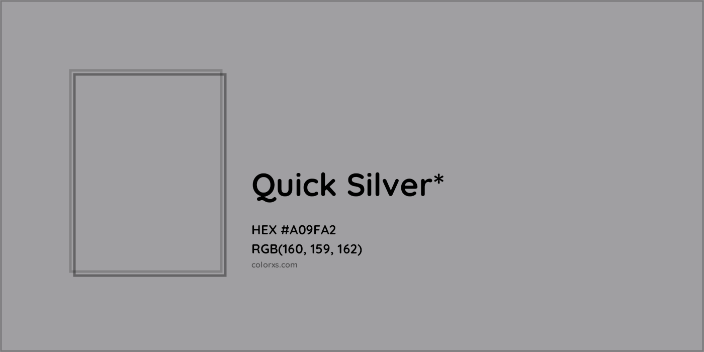 HEX #A09FA2 Color Name, Color Code, Palettes, Similar Paints, Images