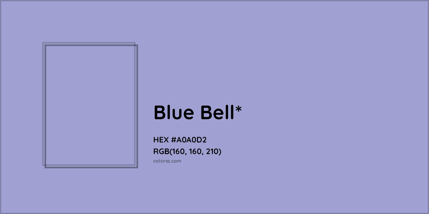 HEX #A0A0D2 Color Name, Color Code, Palettes, Similar Paints, Images