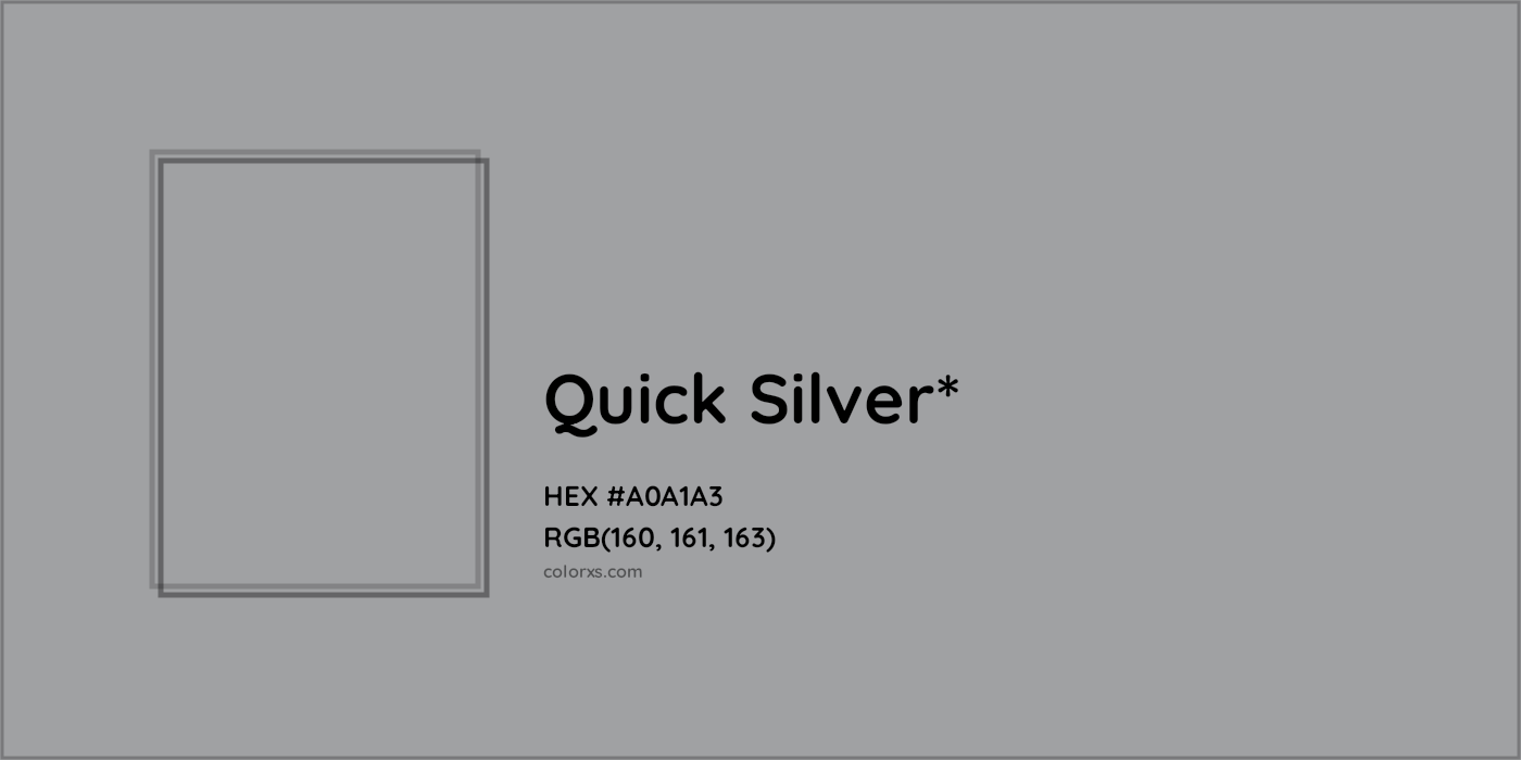 HEX #A0A1A3 Color Name, Color Code, Palettes, Similar Paints, Images
