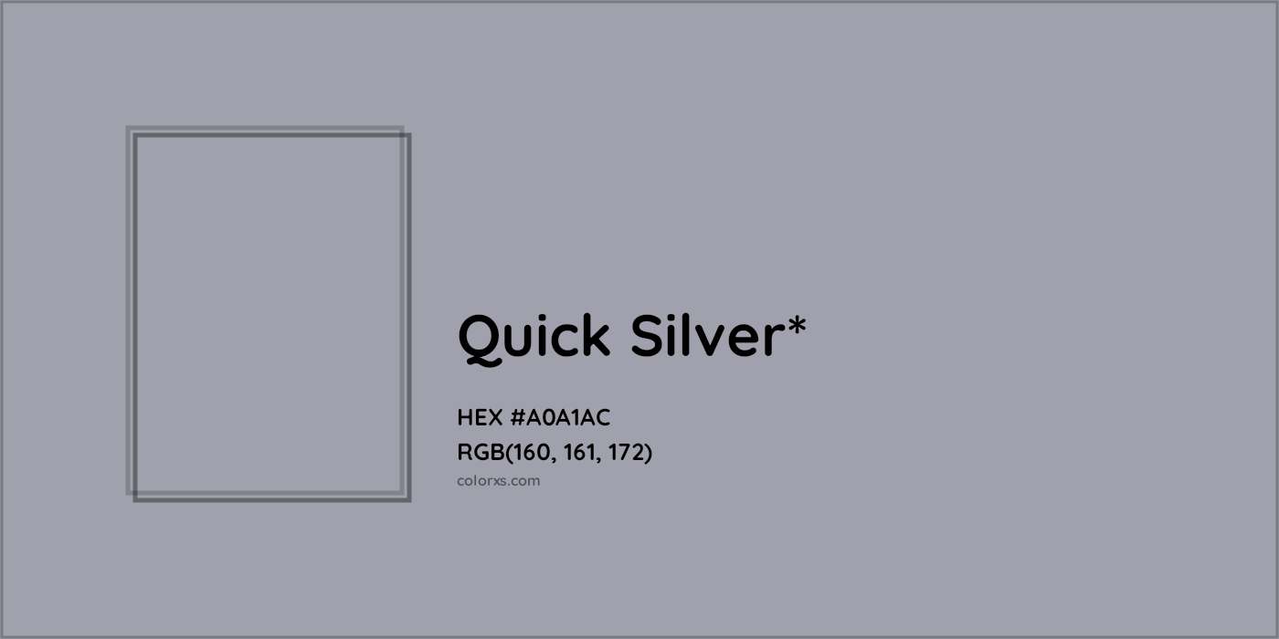 HEX #A0A1AC Color Name, Color Code, Palettes, Similar Paints, Images