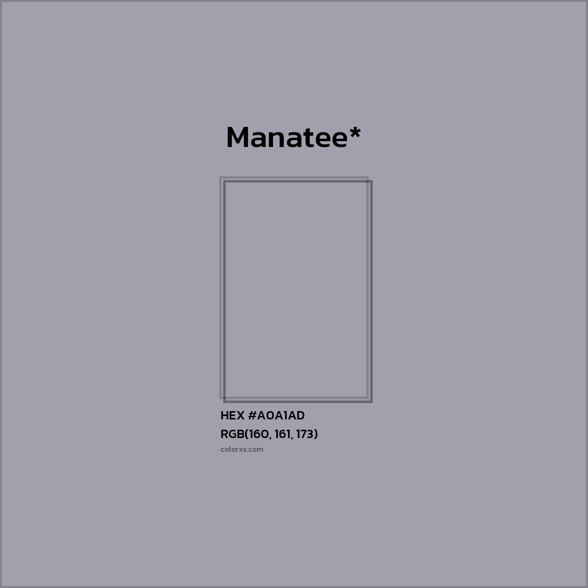 HEX #A0A1AD Color Name, Color Code, Palettes, Similar Paints, Images